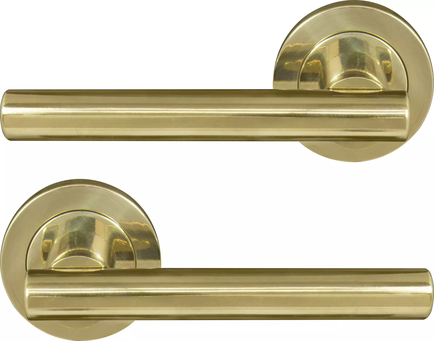 Charleston 52mm Round Rose Lever Set - UB