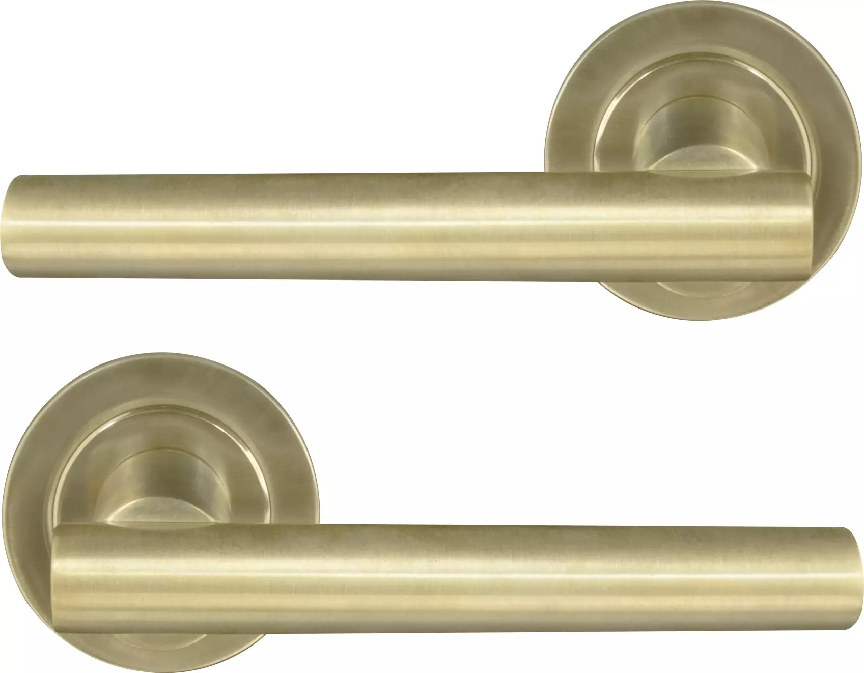 Charleston 52mm Round Rose Lever Set - USB