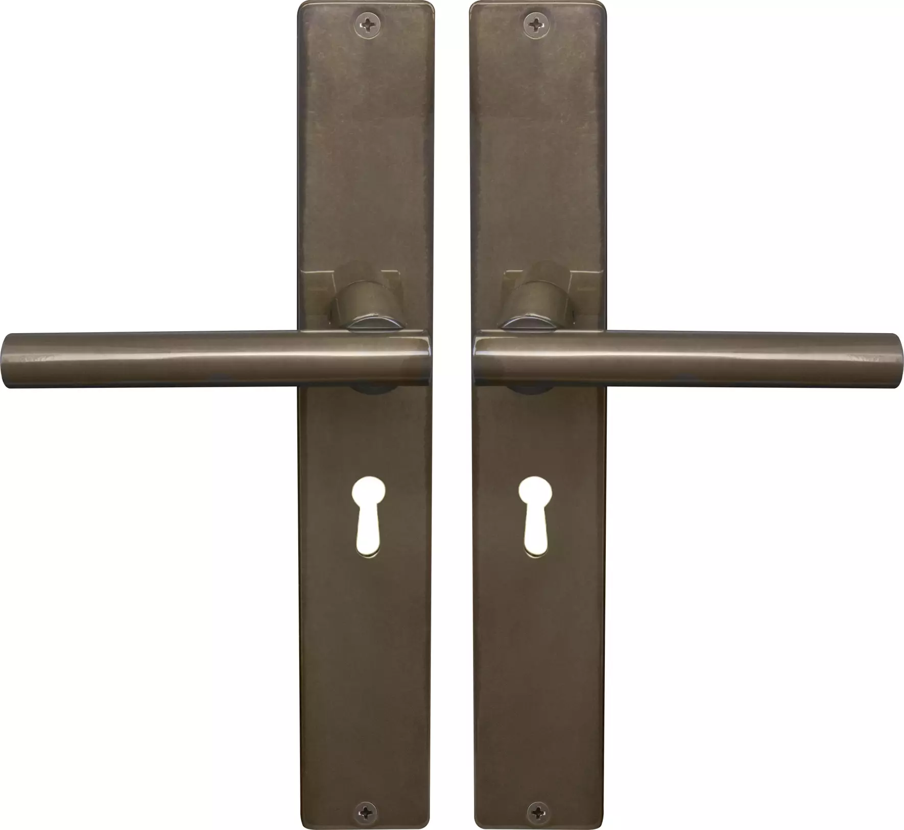 Charleston Square Longplate Std Keyhole - AB