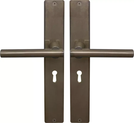 Charleston Square Longplate Std Keyhole - AB