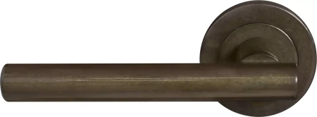 Charleston Round Rose Dummy Lever - AB
