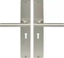 Charleston Square Longplate Std Keyhole - BN