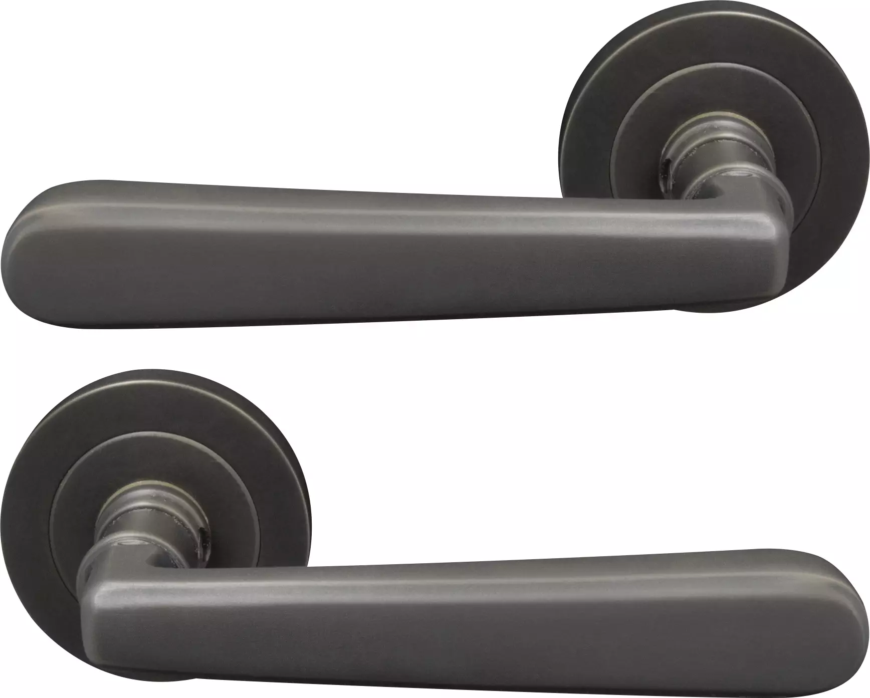 Villa 52mm Round Rose Lever Set - DRB