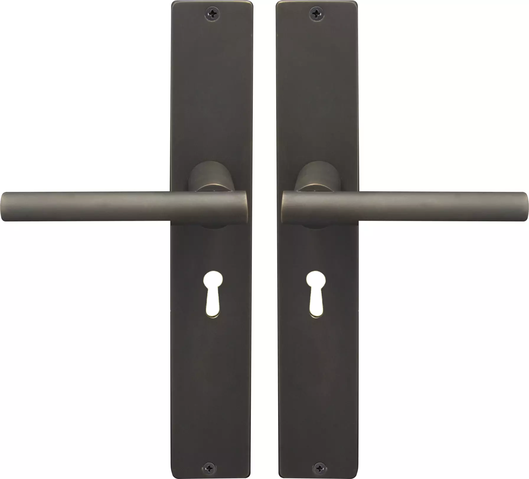 Charleston Square Longplate Std Keyhole - DRB