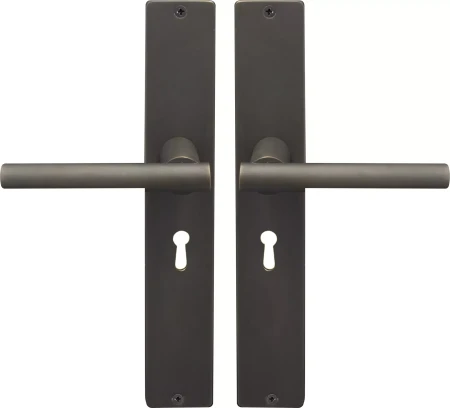 Charleston Square Longplate Std Keyhole - DRB