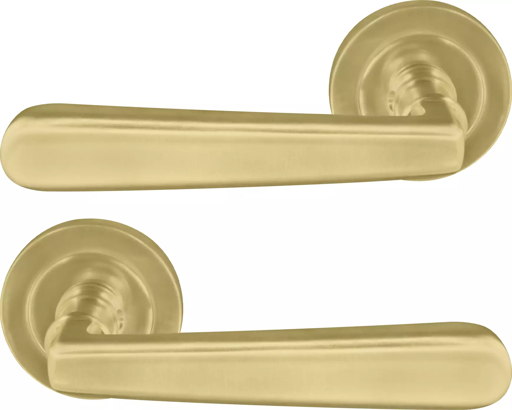 Villa 52mm Round Rose Lever Set - MSB