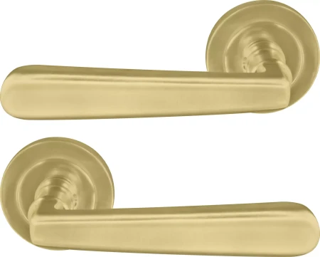 Villa 52mm Round Rose Lever Set - MSB