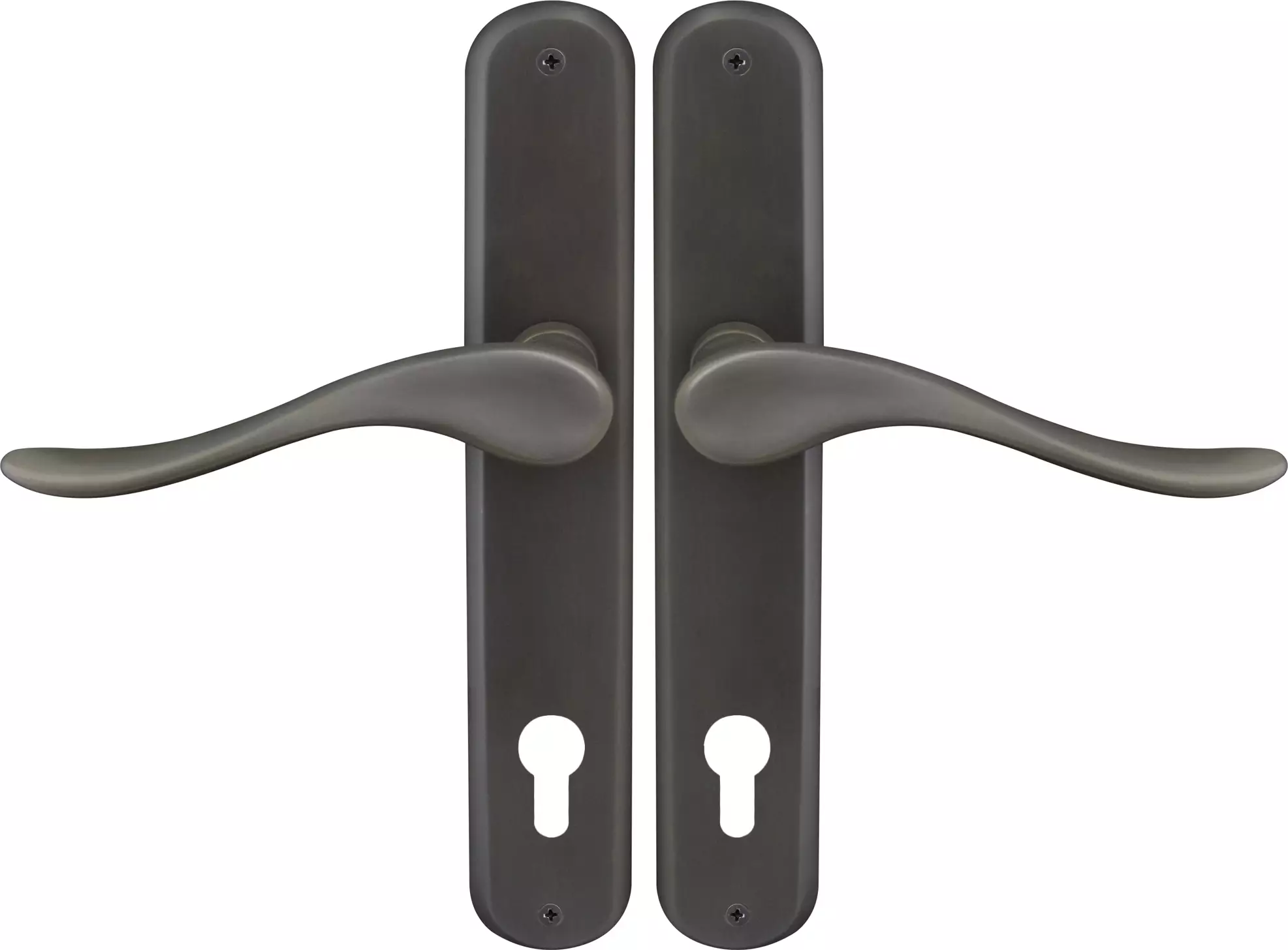 Haven Oval Longplate E85 Keyhole - DRB
