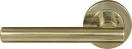 Charleston Round Rose Dummy Lever - PB