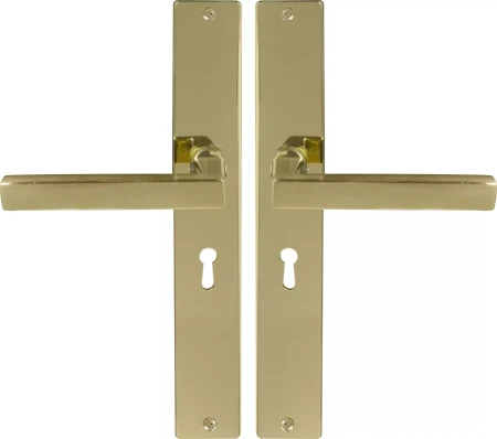 Federal Square Longplate Std Keyhole - PB