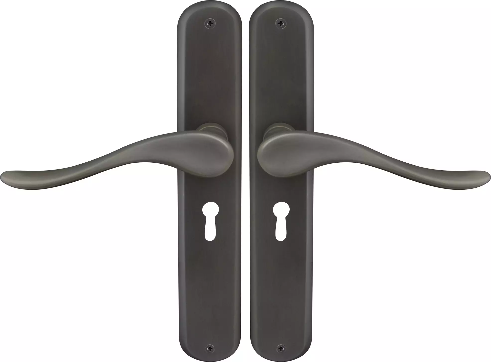 Haven Oval Longplate Std Keyhole - DRB