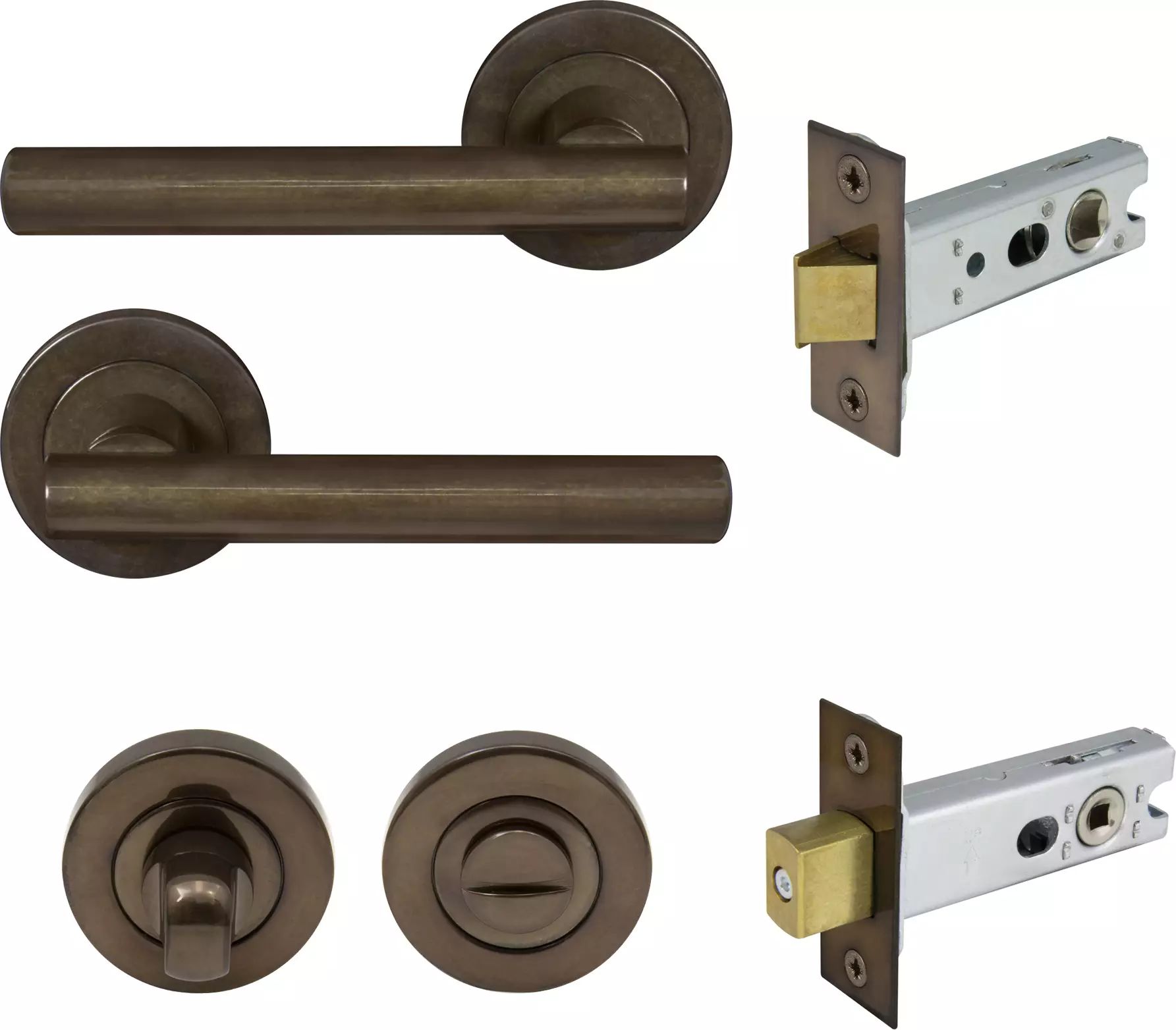 Charleston Round Rose Privacy Set - AB