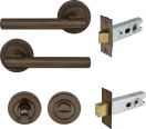 Charleston Round Rose Privacy Set - AB
