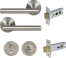 Charleston Round Rose Privacy Set - BN