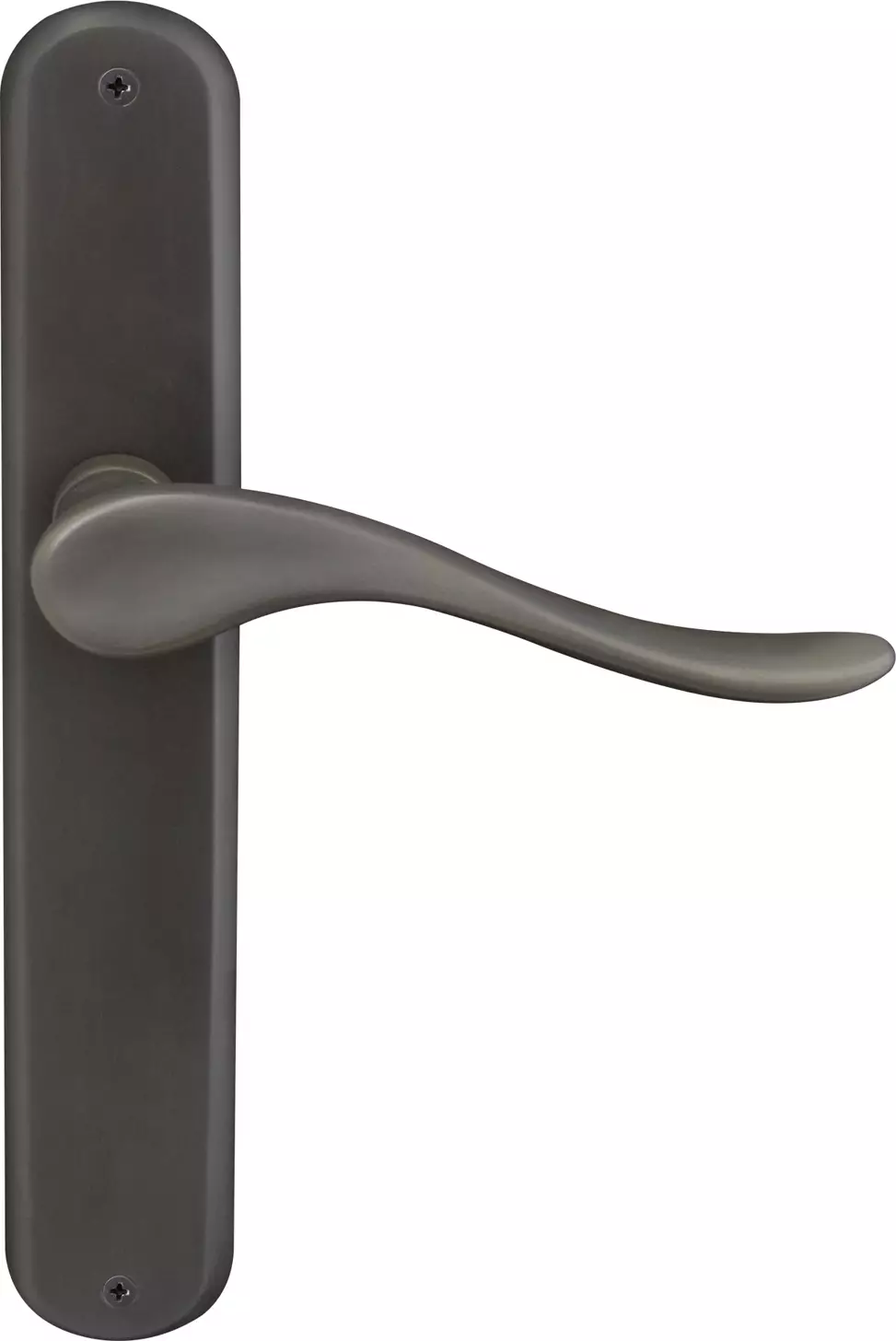 Haven Longplate Oval Dummy Lever - LH - DRB