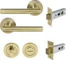 Charleston Round Rose Privacy Set - PB
