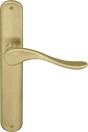 Haven Longplate Oval Dummy Lever - LH - MSB