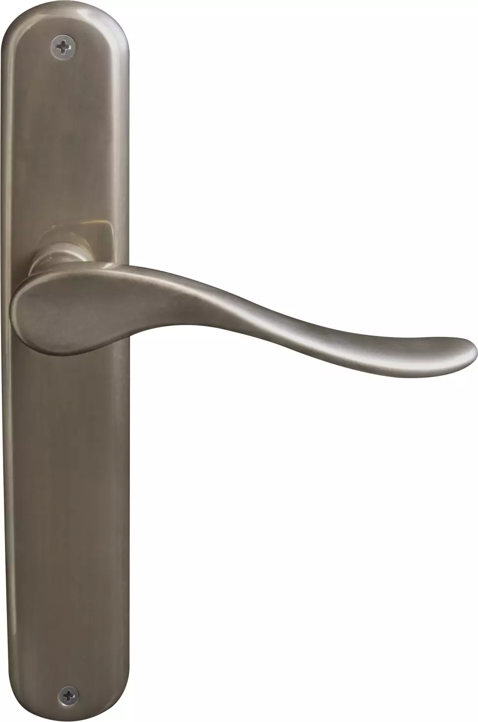 Haven Longplate Oval Dummy Lever - LH - NB