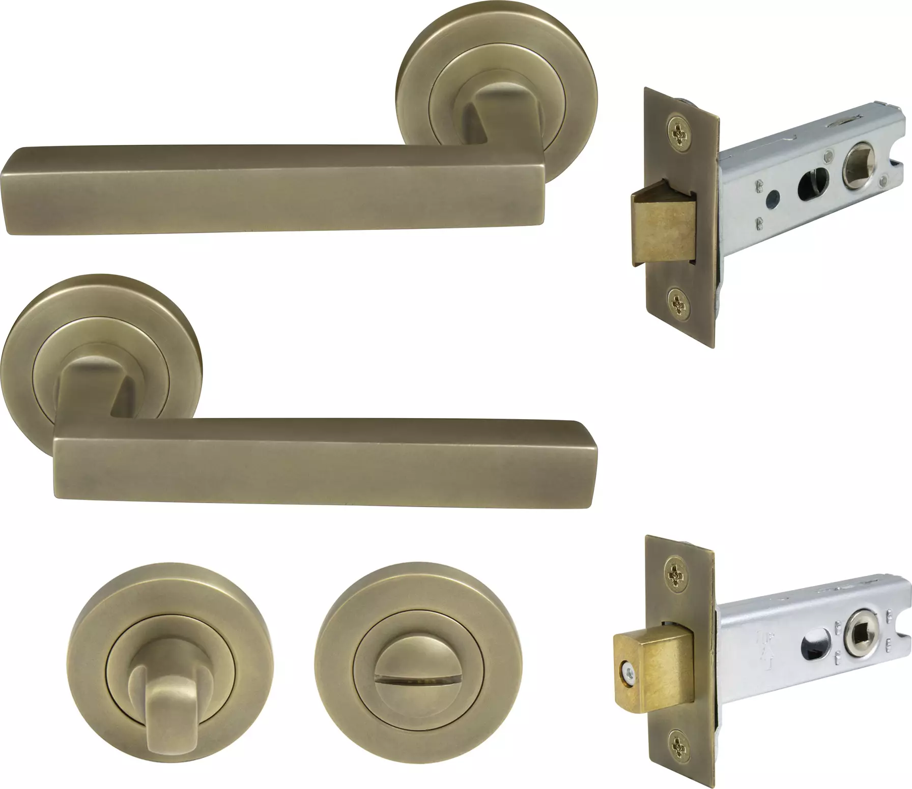 Federal Round Rose Privacy Set - RB