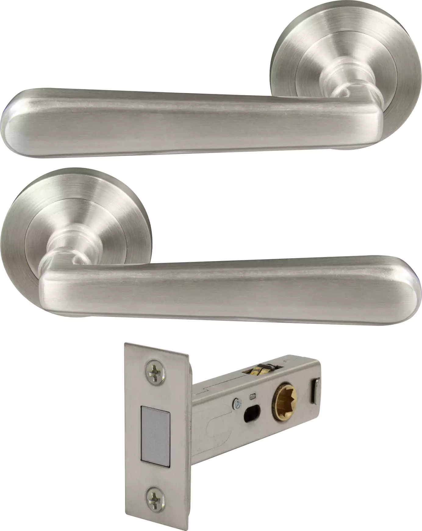 Villa Round Rose Passage Set - Magn. Latch - BN