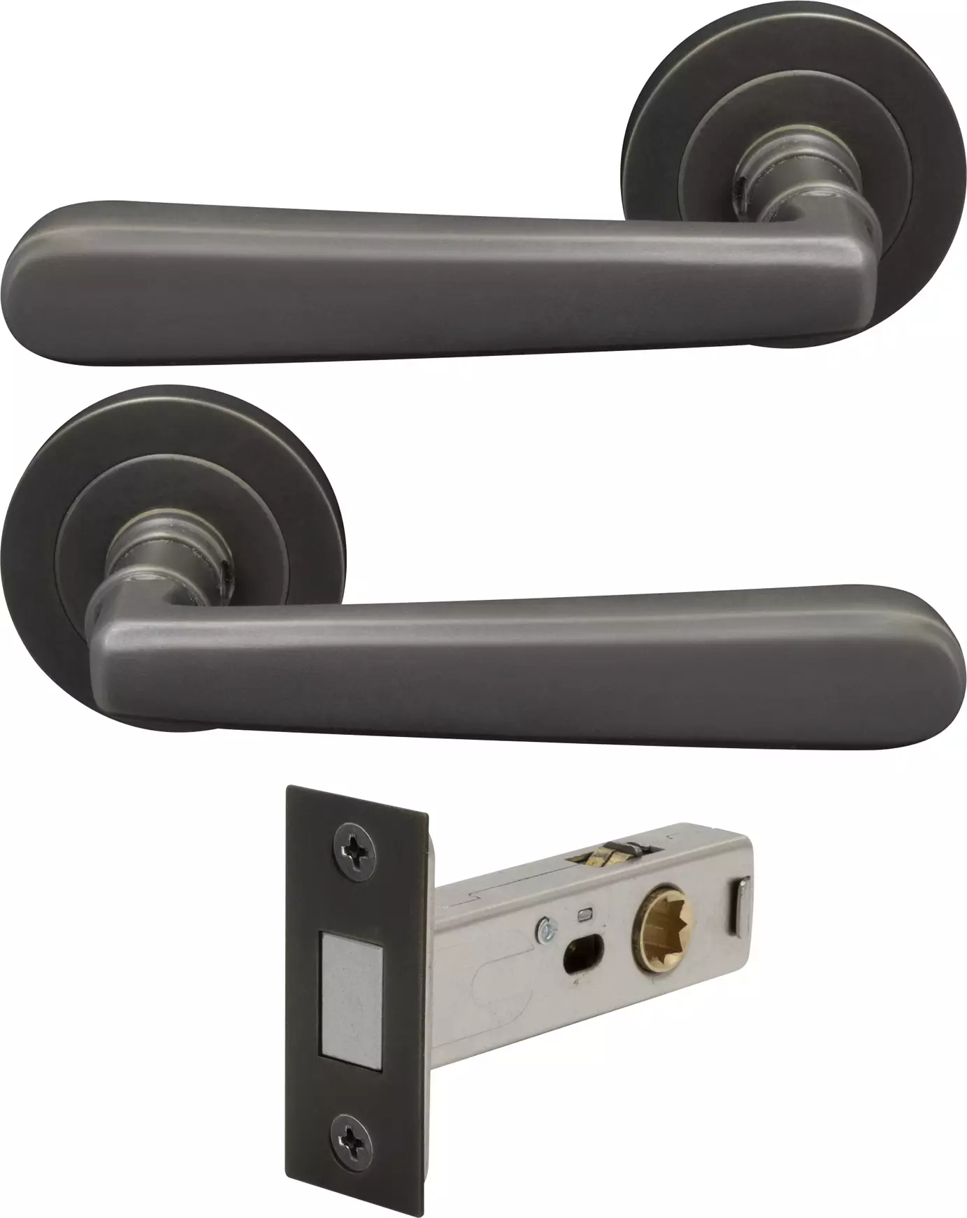 Villa Round Rose Passage Set - Magn. Latch - DRB