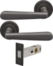 Villa Round Rose Passage Set - Magn. Latch - DRB
