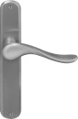 Haven Longplate Oval Dummy Lever - LH - PC