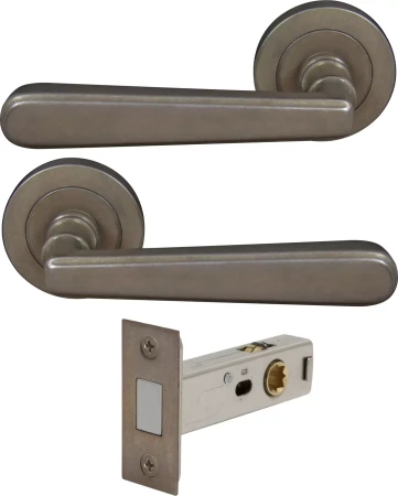 Villa Round Rose Passage Set - Magn. Latch - NB