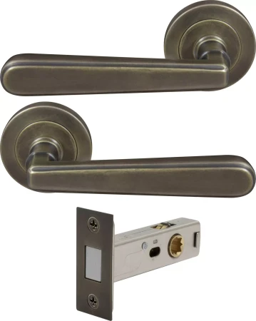 Villa Round Rose Passage Set - Magn. Latch - ORB