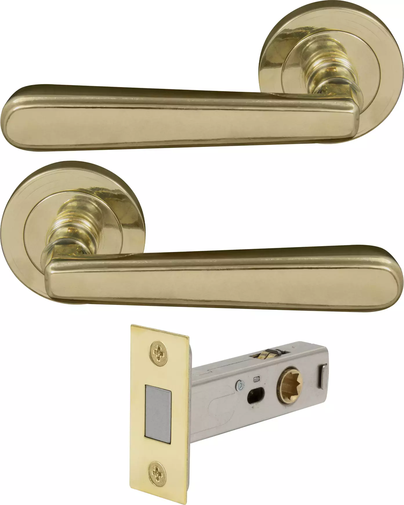 Villa Round Rose Passage Set - Magn. Latch - PB