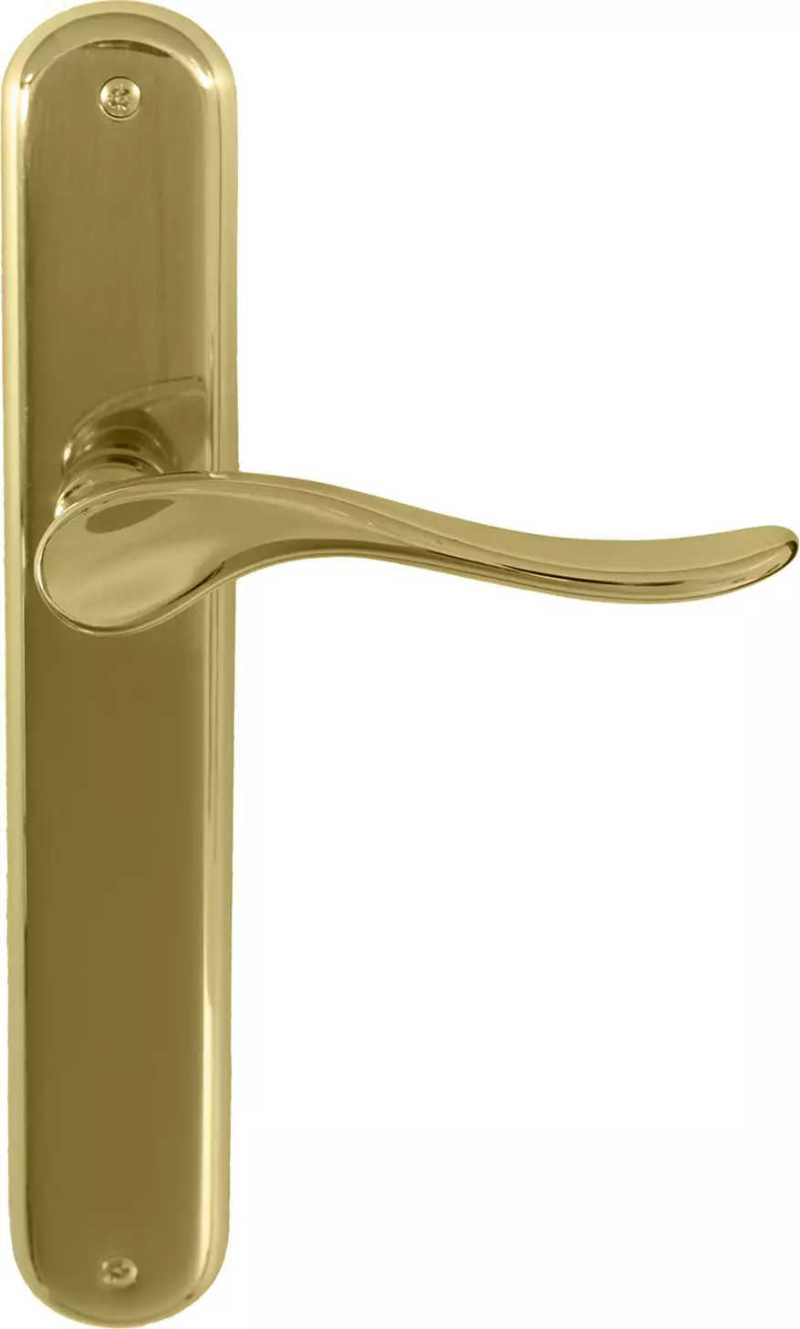 Haven Longplate Oval Dummy Lever - LH - UB