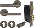 Charleston Round Rose Entrance Set - E85 - NB
