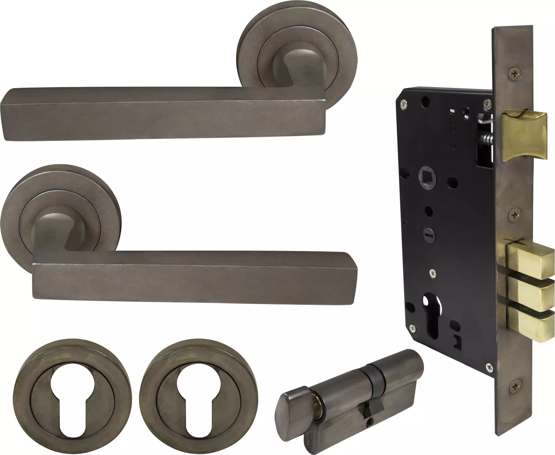 Federal Round Rose Entrance Set - E85 - NB