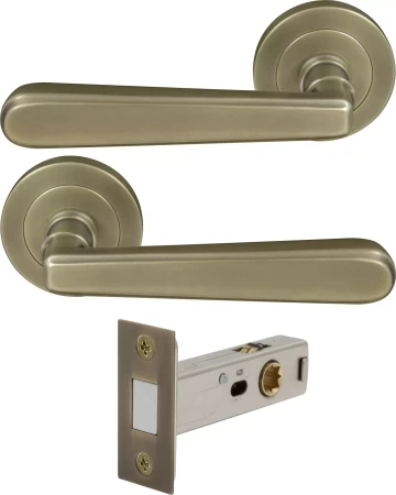 Villa Round Rose Passage Set - Magn. Latch - RB