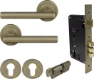 Charleston Round Rose Entrance Set - E85 - RB
