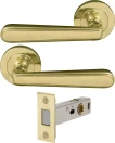 Villa Round Rose Passage Set - Magn. Latch - UB