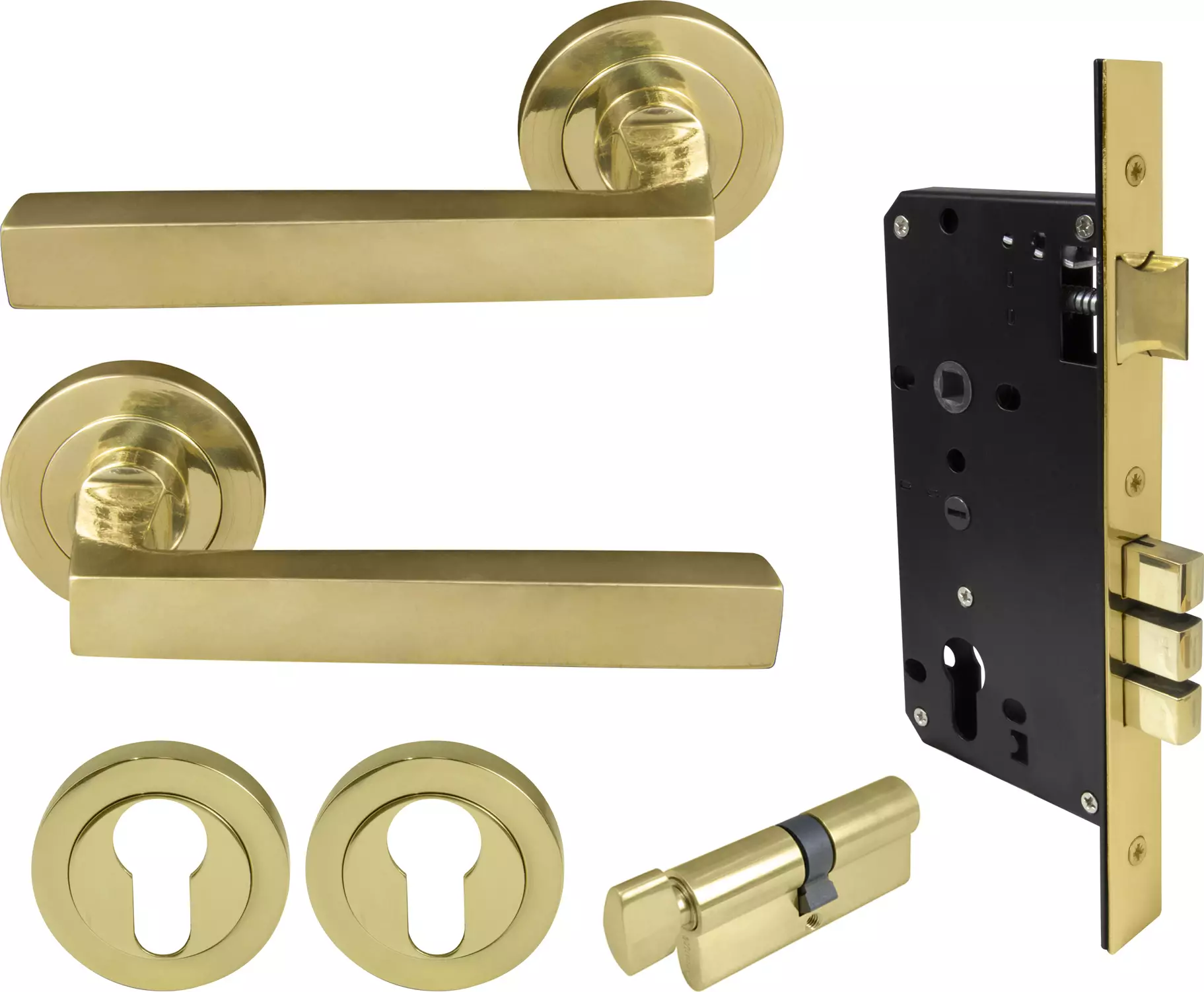 Federal Round Rose Entrance Set - E85 - UB