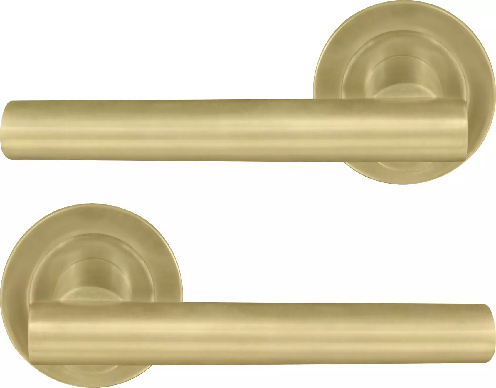 Charleston 52mm Round Rose Lever Set - MSB