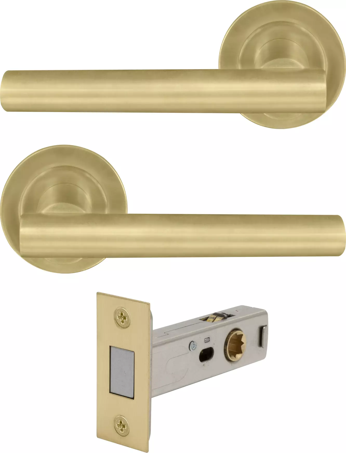 Charleston Round Rose Passage Set - Magn. Latch - MSB