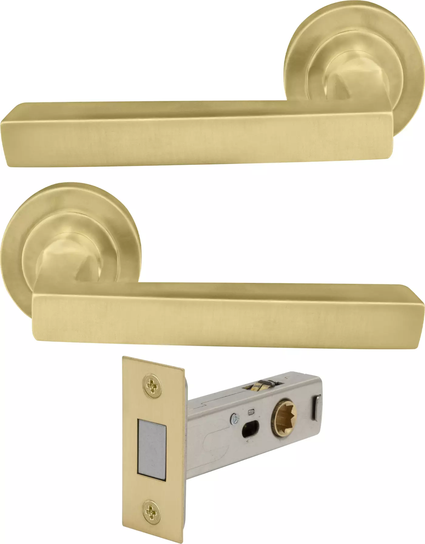 Federal Round Rose Passage Set - Magn. Latch - MSB