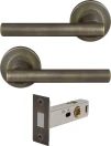Charleston Round Rose Passage Set - Magn. Latch - ORB