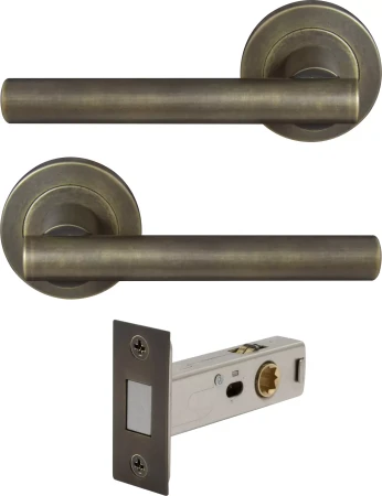 Charleston Round Rose Passage Set - Magn. Latch - ORB