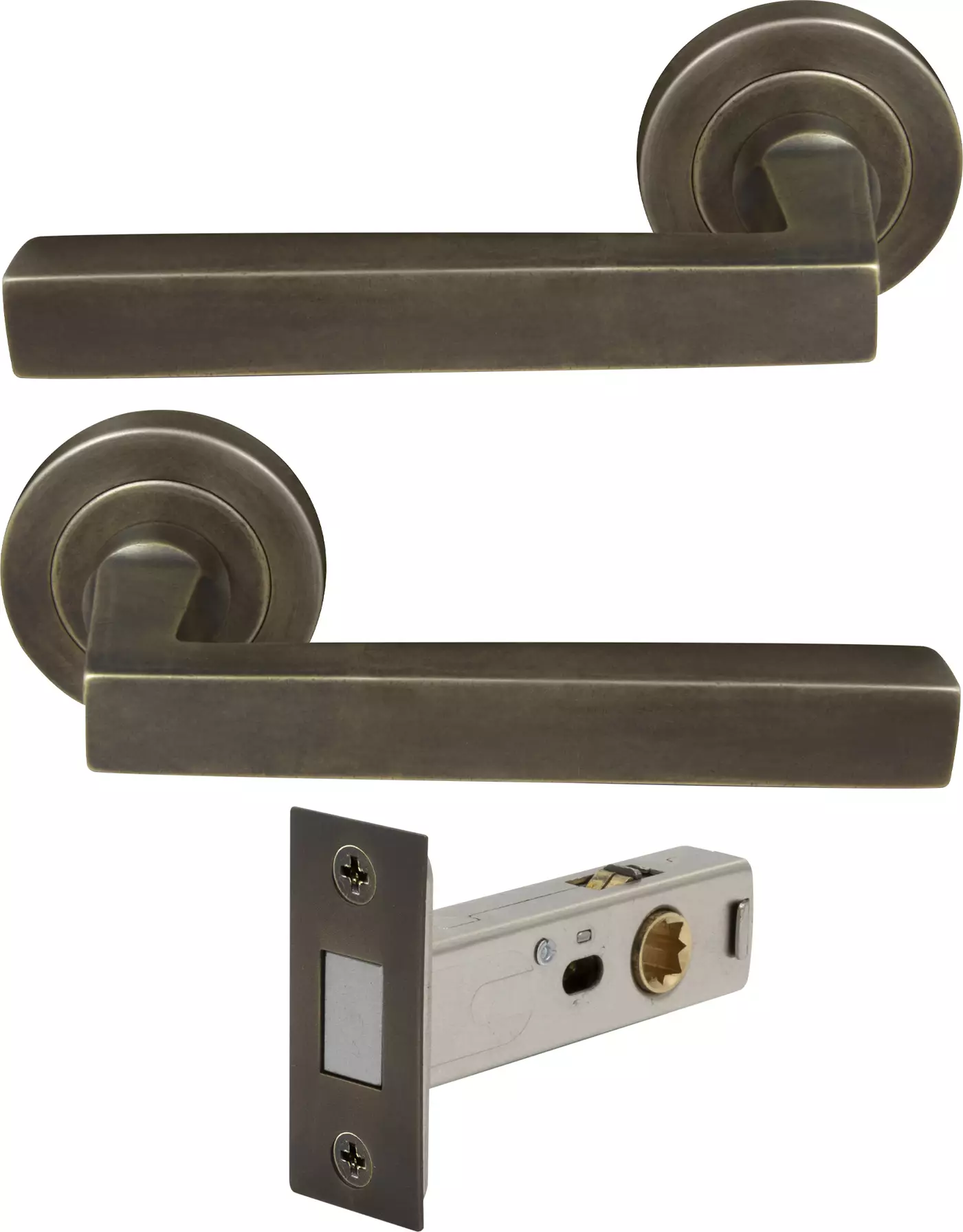 Federal Round Rose Passage Set - Magn. Latch - ORB