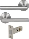 Charleston Round Rose Passage Set - Magn. Latch - PC