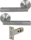 Federal Round Rose Passage Set - Magn. Latch - PC