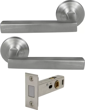 Federal Round Rose Passage Set - Magn. Latch - PC