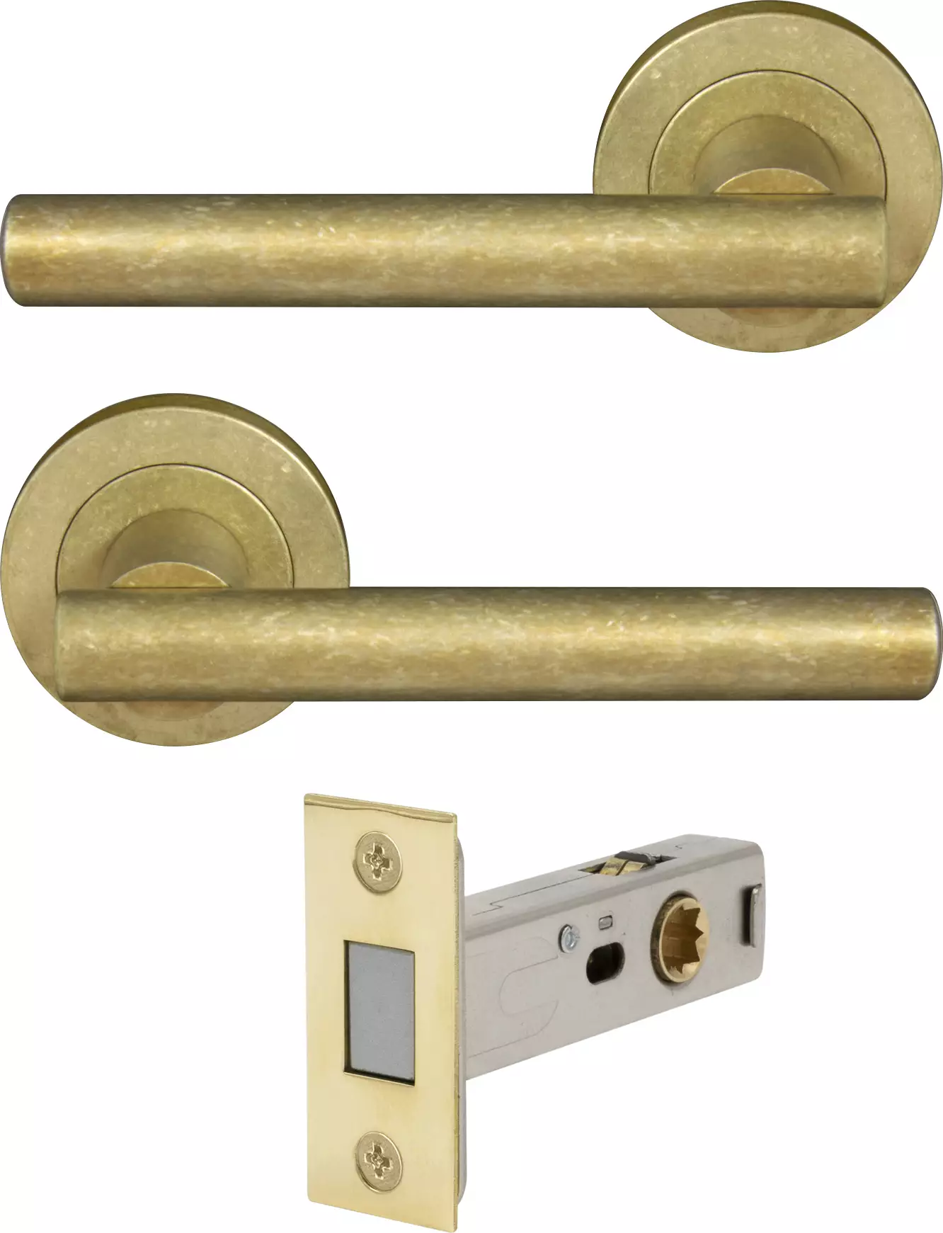 Charleston Round Rose Passage Set - Magn. Latch - RLB