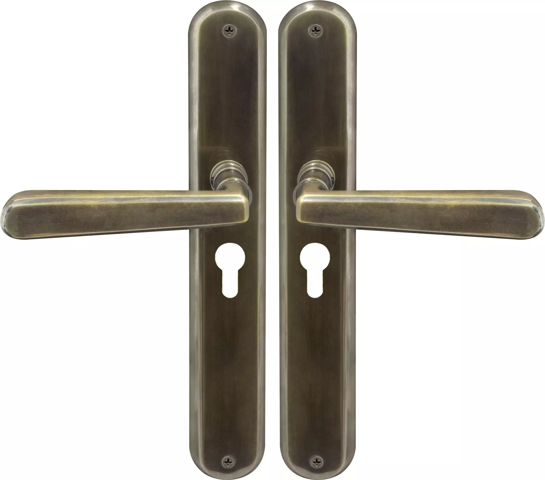 Villa Oval Longplate E48 Keyhole - ORB