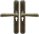 Villa Oval Longplate E48 Keyhole - ORB