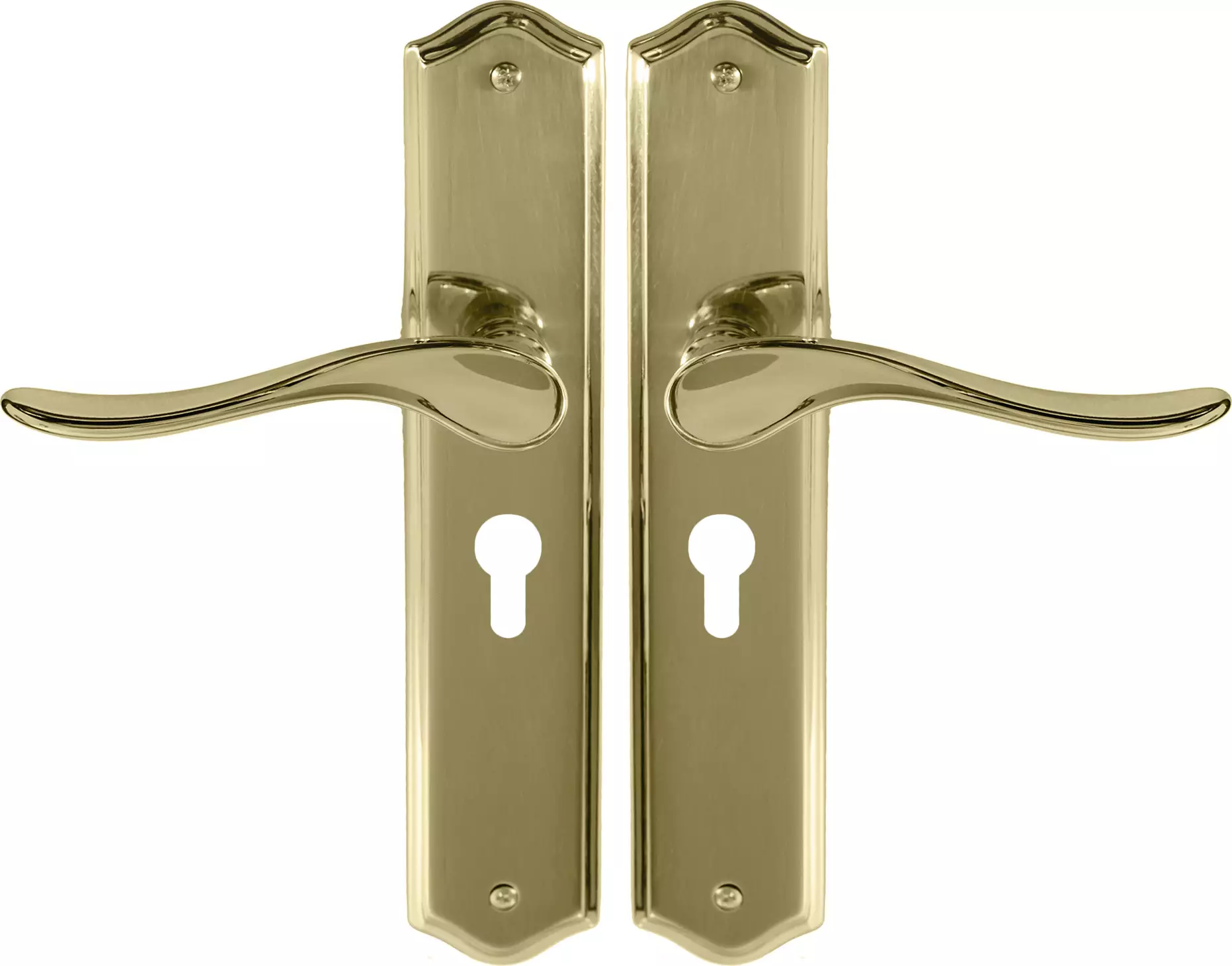 Haven Traditional Longplate E48 Keyhole - PB